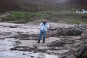 On location at Melon Udrigle Beach, Wester Ross, Scotland