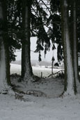 The aftermath of a blizzard in Glenalmond, Perthshire, Scotland