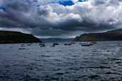 The harbour at Portree on the Isle of Skye, Scotland