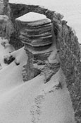 Sand erosion on Mellon Udrigle Beach, Mellon Udrigle, Wester Ross, Scotland