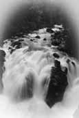 The falls at the Hermitage on the River Brahan near to Dunkeld, Perthshire, Scotland