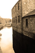 An image of the Mill Lade at Stanley Mills (Restored by Histroic Scotland) at Stanley, Perthshire, Scotland