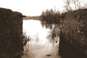 The Old Boathouse on Loch Cluny near Blairgowrie, Perthshire, Scotland