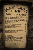 Waulkmill Ferry on the River Tay near to Stormontfield, Perthshire, Scotland