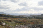 Mellon Charles in Wester Ross with the Snow Capped Torridon Mountain Range in the background, Wester Ross, Scotland