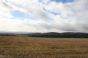 Looking down into the valley of Strathmore from Lintrathen, Angus, Scotland