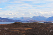 North over Loch Torridon towrads the Torridon Mountain Range, Wester Ross, Scotland