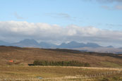 A view of the Torridon Mountain Range from Sand near Gairloch, Wester Ross, Scotland