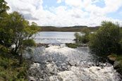 Loch Bad a Crotha and the Badachro River, near Badachro, Wester Ross, Scotland