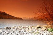 Loch Earn from St. Fillans, Perthshire, Scotland