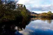 Stare Dam near Waterloo, Bankfoot, Perthshire, Scotland