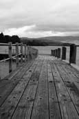 The pier at Acharacle on the shores of Loch Shiel, Highland, Scotland