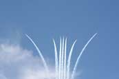 The Red Arrows, RAF Aerobatic Display team in action