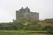 Tioram Castle, Ancient seat of Clanrannald, on the shores of Loch Moidart on the Ardnamurchan Peninsula, Highland, Scotland