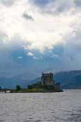 Eilean Donan Castle on the shores of Loch Duich, Wester Ross, Scotland