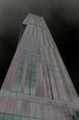 The Beetham Tower in the City of Manchester, England