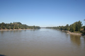 The Fraser River at Quesnel, British Columbia, Canada