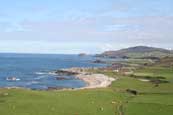 Malin Head from Banbas Crown, the most northernly point on the mainland of Ireland in County Donegal, Eire
