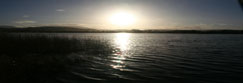 A view across the River Tay from Inchyra in the Carse of Gowrie near Perth, Perthshire, Scotland