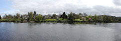 The River Tay at Bridgend, from the North Inch, Perth, Perthshire, Scotland