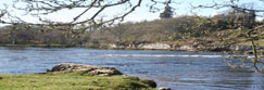 Campsie Linn on the River Tay at Campsie near to The Guildtown, Perthshire, Scotland