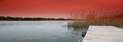 Forfar Loch at Forfar, Angus, Scotland