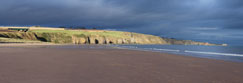 Lunan Bay in Angus, Scotland