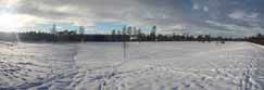 The North Inch in winter, Perth, Perthshire, Scotland