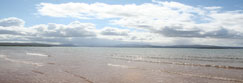 The beach at Redpoint South near Badachro, Wester Ross, Scotland
