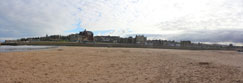The town of St Andrews from The West Sands, St Andrews, Fife, Scotland