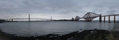 The Forth Road Bridge and Forth Rail Bridge, South Queensferry, Scotland