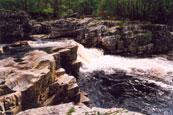 Black Water near Garve in the North West Highlands, Wester Ross, Scotland