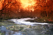 The River Almond at Buchanty Spout, Glenalmond, Perthshire, Scotland