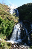 Flowerdale Falls at the head of Flowerdale Glen, Gairloch, Wester Ross, Scotland