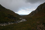 The Inverianvie River making its way to Gruinard Bay in Wester Ross, Scotland.