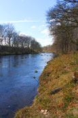 the River Earn at Lady Mary's walk, crieff, Perthshire, Scotland