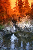 The Lower Bruar Falls at Bruar, Perthshire, Scotland