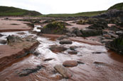 The Burn at Redpoint Beach near Badachro, Wester Ross, Scotland