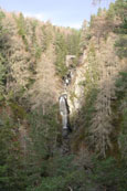 The Upper Bruar Falls at Bruar, Perthshire, Scotland