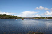 Badachro Bay just off Loch Gairloch, Badachro, Wester Ross, Scotland