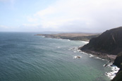 The beach and headland at Camas Mor near to Rua Reidh Lighthouse, Melvaig, Wester Ross, Scotland