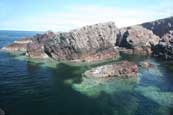 Port An Amail near to Rua Reidh Lighthouse, Melvaig, Wester Ross, Scotland