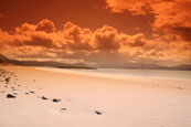 The beach at Redpoint South near to Badachro, Wester Ross, Scotland