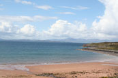 Rona & Skye from the  beach at Redpoint South near to Badachro, Wester Ross, Scotland