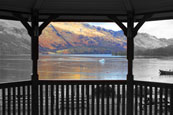 Ardlui Bay on Loch Lomond, Argyll, Scotland