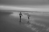 A walk along Kinshaldy Beach at St Andrews Bay near Tentsmuir Forest, Leuchars, Fife, Scotland