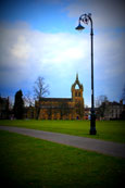 St Leonards In The Fields Church, Marshall Place, Perth, taken from the South Inch, Marshall Place, Perth