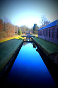 The mill lade at Stanley Mills, Stanley, Perthshire, Scotland