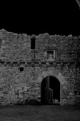 This photograph shows part of Balvaird Castle, perthshire, Scotland