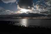 An autumn sunset on Loch Gairloch, Gairloch, Wester Ross, Scotland